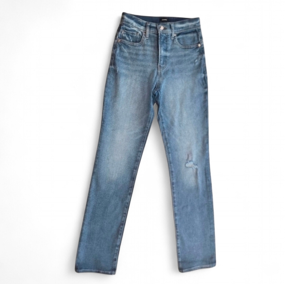 EXPRESS 90s Vintage Slim Jeans Conscious Edit High Riseā Size 2 Long
